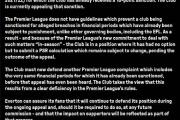 埃弗顿声明：英超目前处罚的财政周期和之前相似，这是规则缺陷