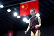 蹦床——全国冠军赛：朱雪莹获女子网上个人冠军