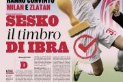 意甲媒体透露：伊布已批准了赛斯科的交易，斯洛文尼亚前锋加盟米兰进入快车道