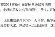 中超收入球员最高是税前500万 你猜是武磊 或者奥斯卡 甚至韦世豪