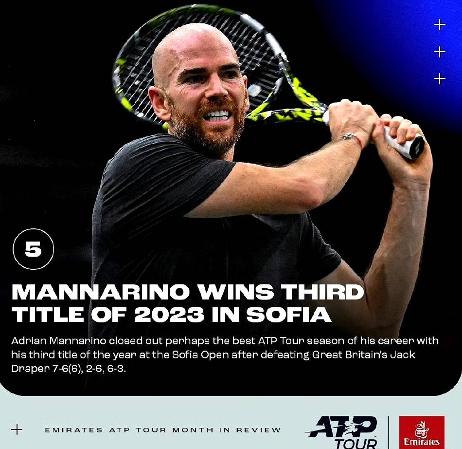 ATP十一月：德约创纪录夺年终冠军，法国双子星闪耀巡回赛！