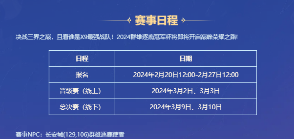 梦幻西游：2024赛年开启，冠军杯好礼送不停