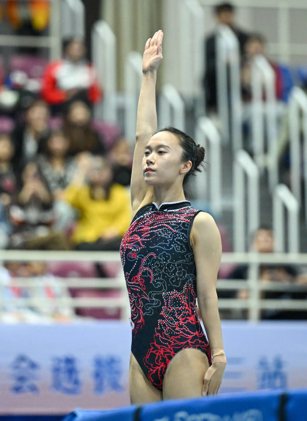 蹦床——全国冠军赛：朱雪莹获女子网上个人冠军