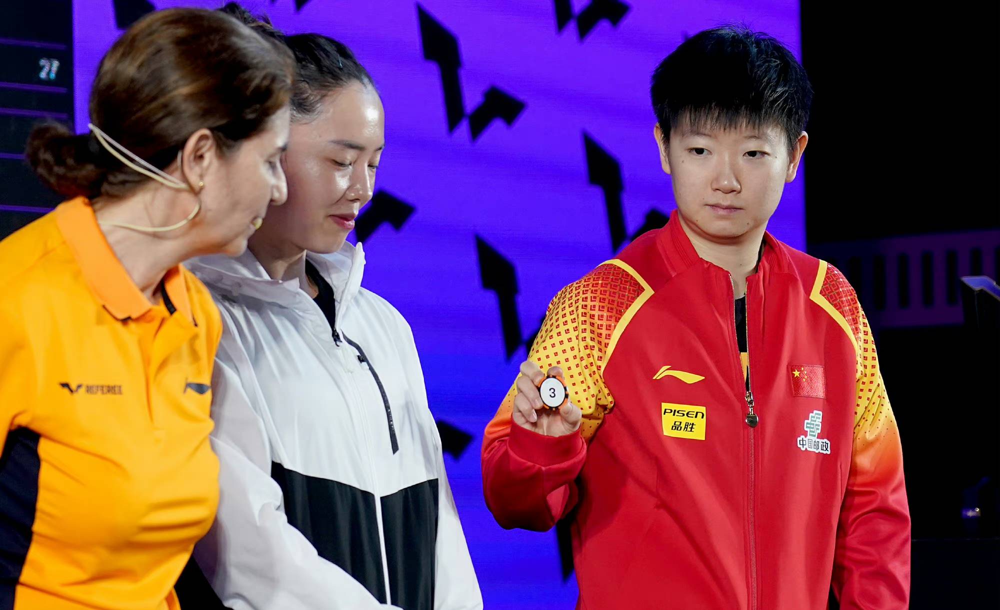 孙颖莎樊振东率先出战，重庆冠军赛对阵出炉，国乒主力场场是硬仗